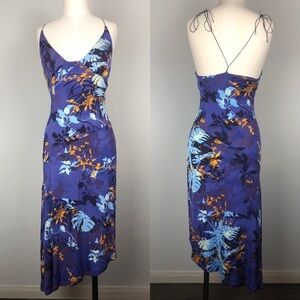 KENZO Jungle Floral summer asymmetrical dress L​​​​​